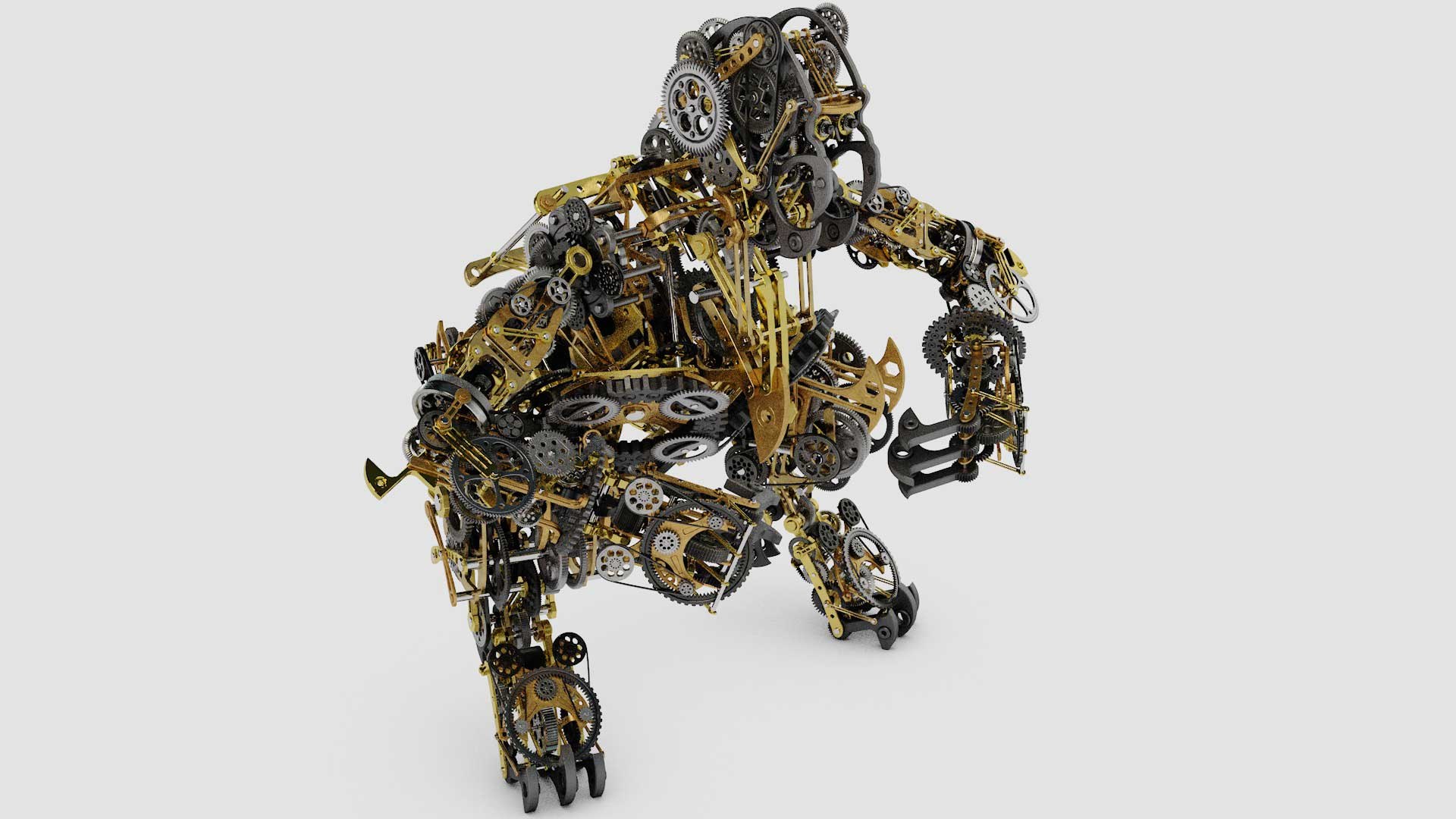 Mechanical Monkey 3D - TurboSquid 1732478