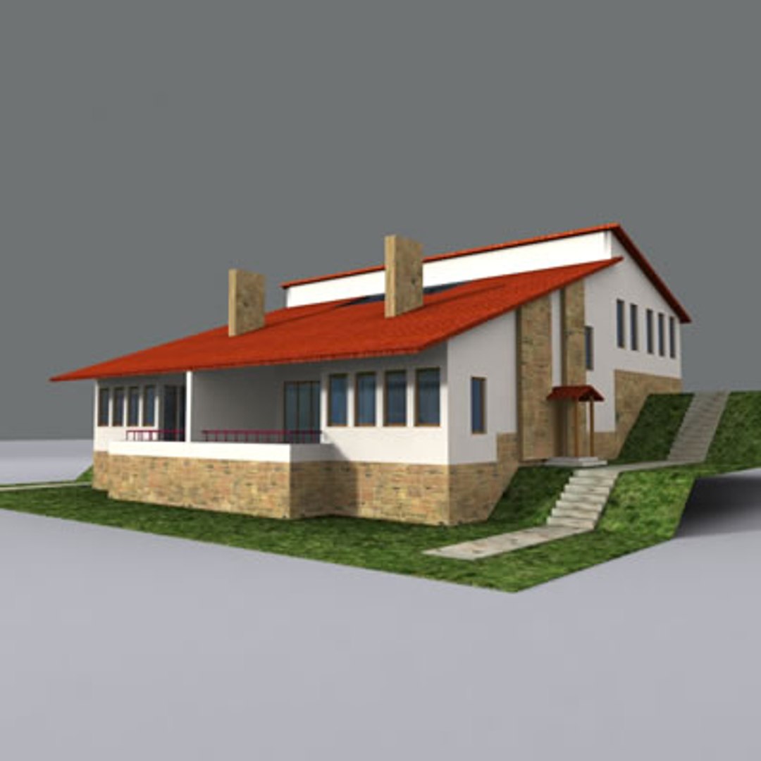 Dxf House Exterior
