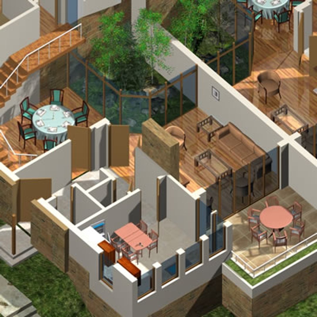 Dxf House Exterior
