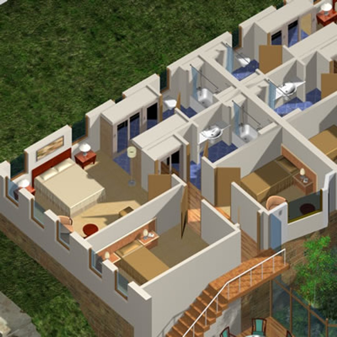 Dxf House Exterior