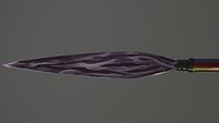 Lowpoly Bessing Indonesia Traditional weapon