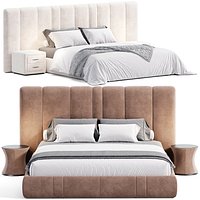 Italo bed by Vibieffe