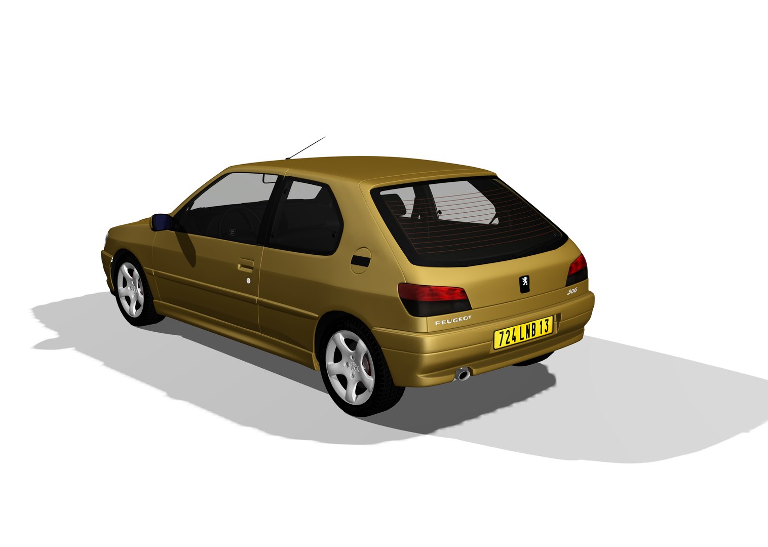 modèle 3D de Peugeot 306 - TurboSquid 518982