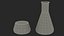 Erlenmeyer Flasks 250 ml with Chemical Reagents Set