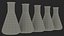 Erlenmeyer Flasks 250 ml with Chemical Reagents Set