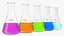 Erlenmeyer Flasks 250 ml with Chemical Reagents Set