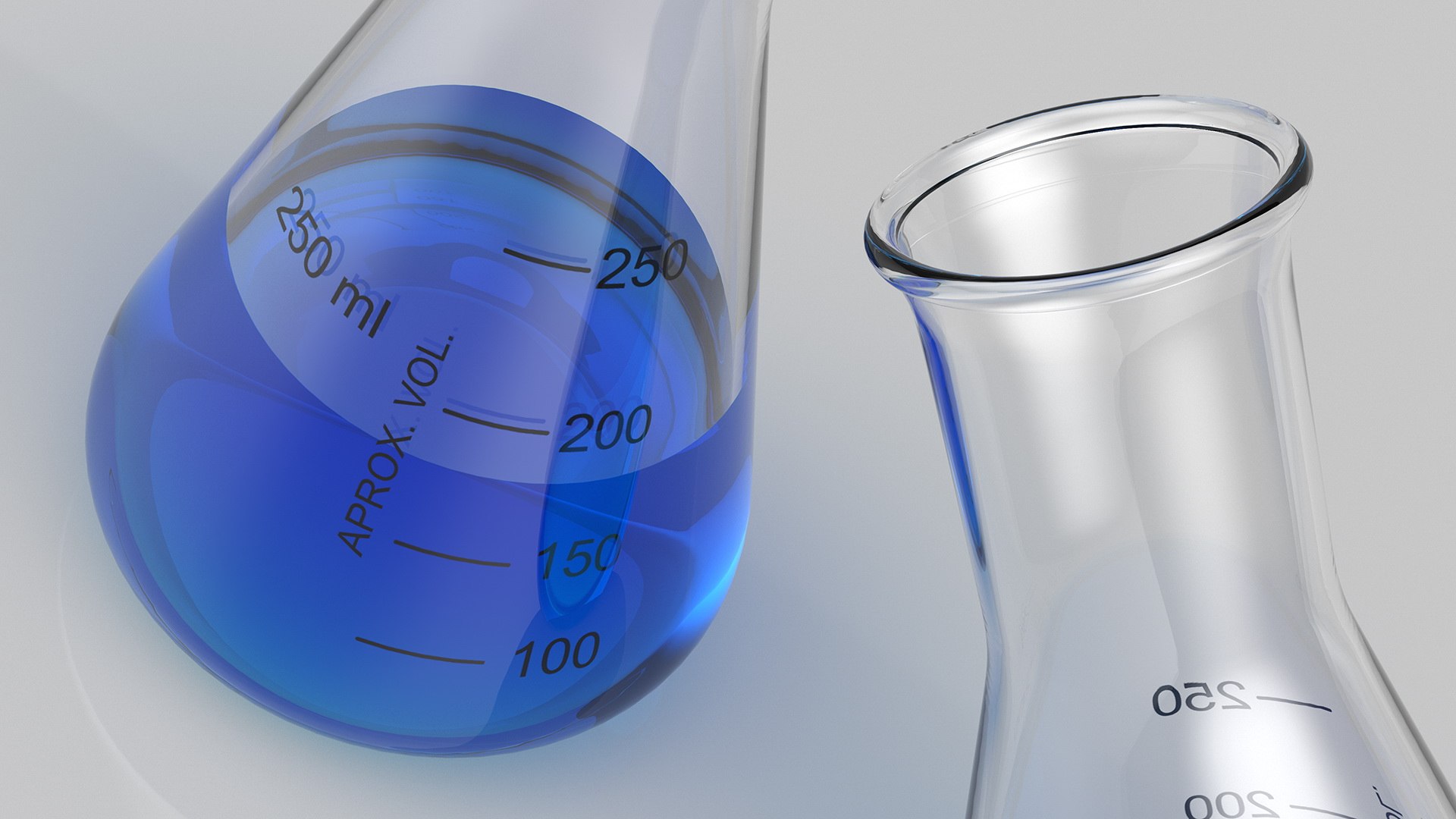 Erlenmeyer Flasks 250 ml with Chemical Reagents Set 3D model https://p.turbosquid.com/ts-thumb/5g/fHkRwd/ef/erlenmeyerflasks250mlwithchemicalreagentssetc4dmodel015/jpg/1696504845/1920x1080/fit_q87/1909fd4ce9df3c25677aac534947013469b2cb88/erlenmeyerflasks250mlwithchemicalreagentssetc4dmodel015.jpg