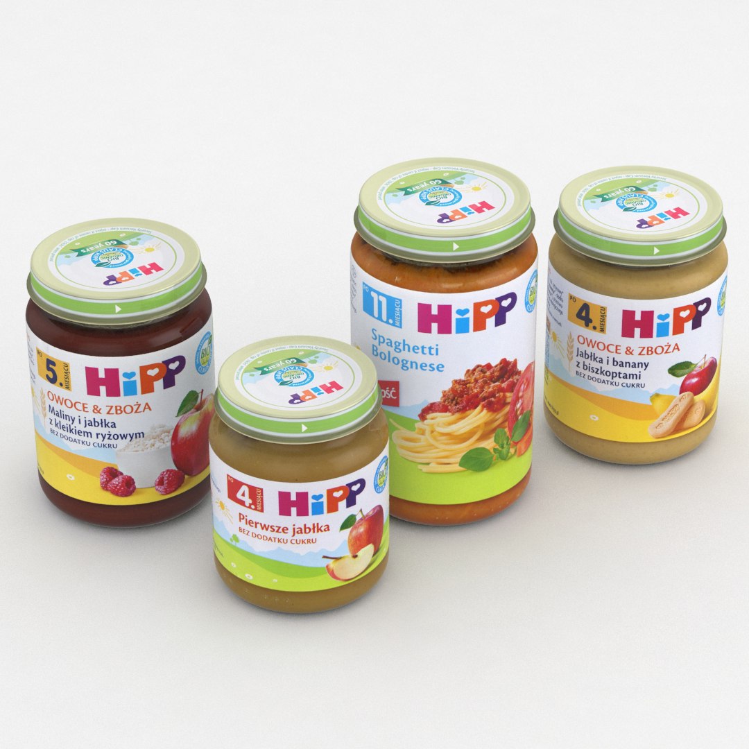 3D model baby food jar - TurboSquid 1361774