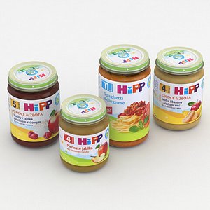 3D model baby food jar