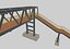 Stahl-Fußgängerbrücke - Zwei Säulen - Fachwerk Typ-9