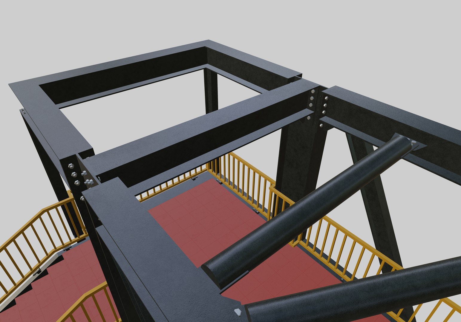 Steel Pedestrian Bridge - Two Columns - Truss Type-9 3D https://p.turbosquid.com/ts-thumb/5g/jEXSrI/HP/31/jpg/1650392975/1920x1080/fit_q87/c8b4195a6110a882a53cbf1b405ef6115fe843da/31.jpg