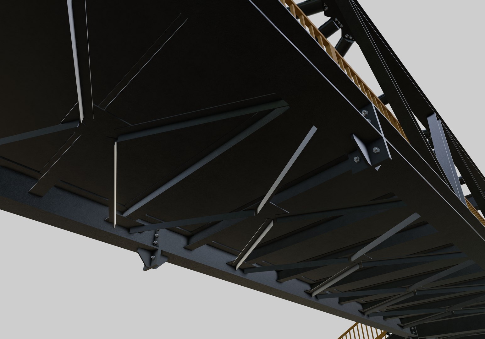 Steel Pedestrian Bridge - Two Columns - Truss Type-9 3D https://p.turbosquid.com/ts-thumb/5g/jEXSrI/YB/38/jpg/1650392937/1920x1080/fit_q87/55ddec1d54ae940a38c00fb6212fcb929d7aac22/38.jpg