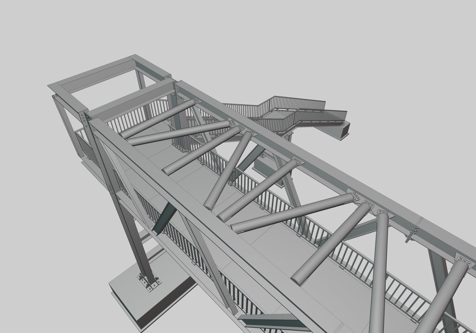 Steel Pedestrian Bridge - Two Columns - Truss Type-9 3D https://p.turbosquid.com/ts-thumb/5g/jEXSrI/ZQ/43/jpg/1650392882/1920x1080/fit_q87/7a4162c0f2b4adc98393ec22b0f3d58958248f28/43.jpg