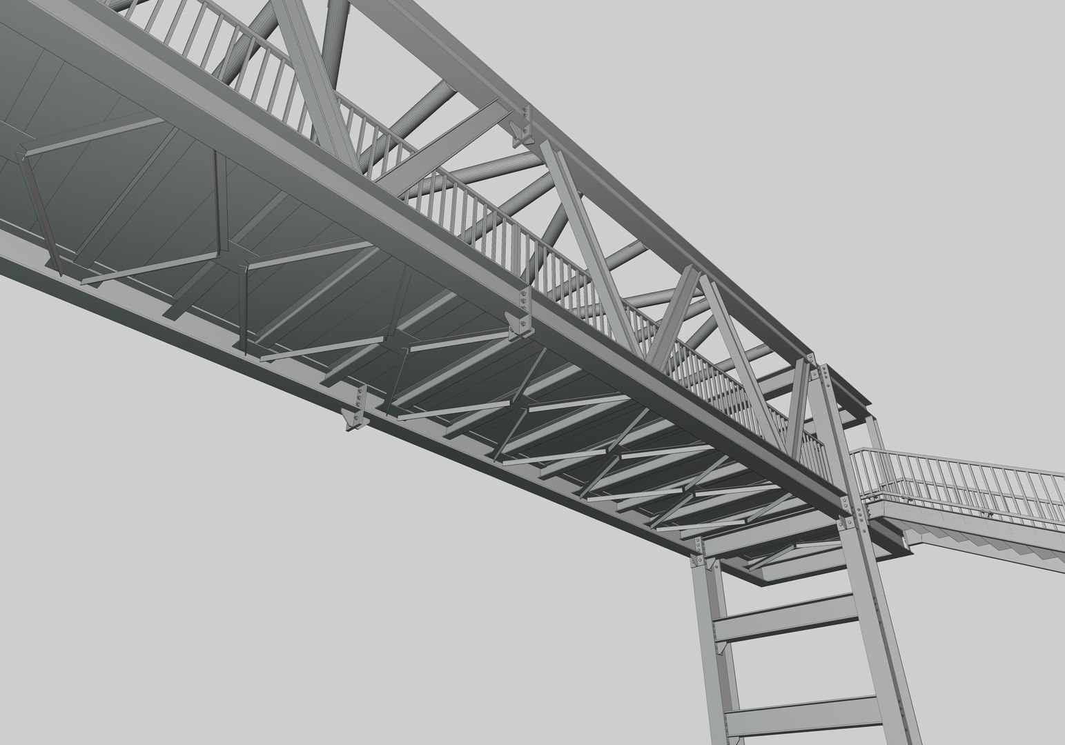 Steel Pedestrian Bridge - Two Columns - Truss Type-9 3D https://p.turbosquid.com/ts-thumb/5g/jEXSrI/c4/42/jpg/1650392842/1920x1080/fit_q87/672a296aa170818791b0871226b49e1cd554596b/42.jpg