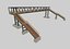Stahl-Fußgängerbrücke - Zwei Säulen - Fachwerk Typ-9