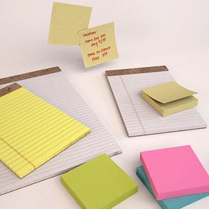 Legal Pads and Sticky Notes