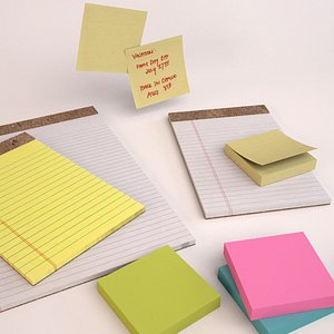 Legal Pads and Sticky Notes