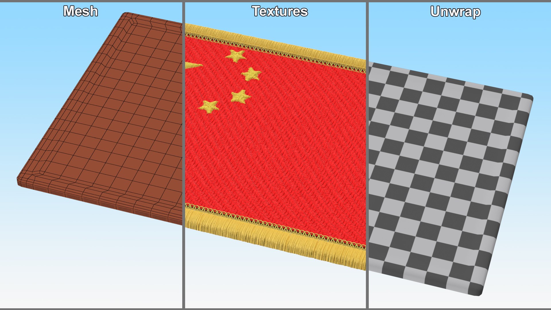 China Flag Patch 3D https://p.turbosquid.com/ts-thumb/5g/q7fi8m/Si/chinaflagpatch3dmodel010/jpg/1710003049/1920x1080/fit_q87/4b15633159c7f7ab00fa1ee5e720f5745ef0dcaf/chinaflagpatch3dmodel010.jpg