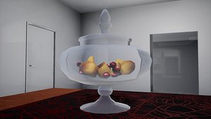 3D furniture october decorative vase