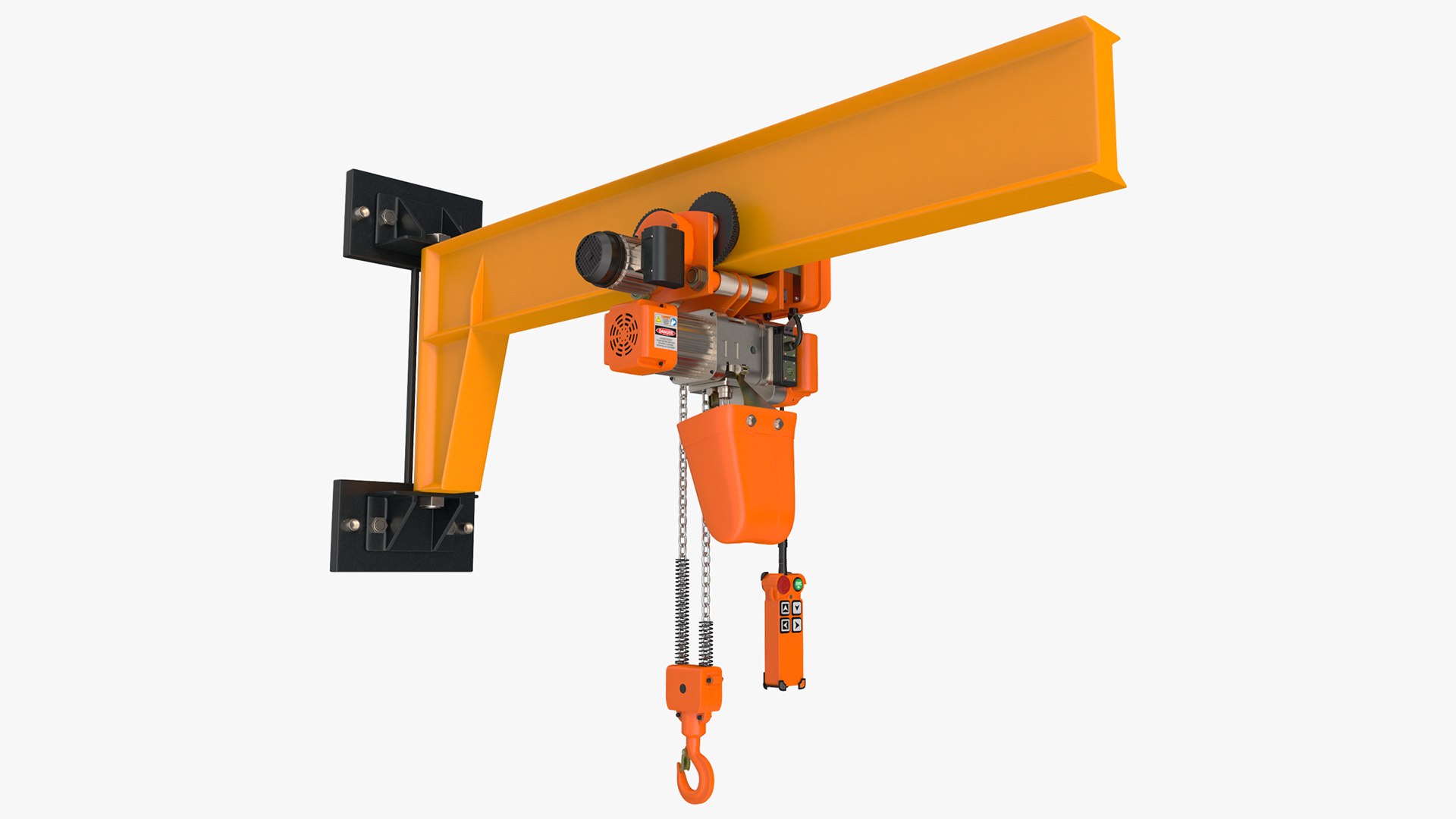 Pro Inch Beam Electric Chain Hoist 1T 3D model preview