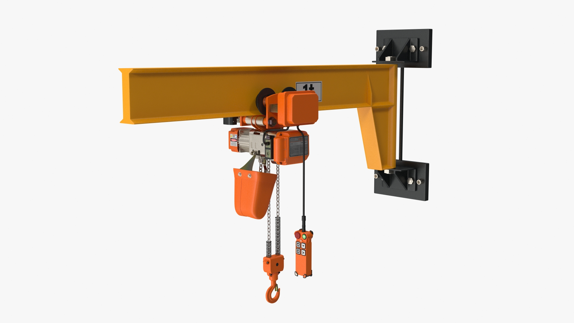 Pro Inch Beam Electric Chain Hoist 1T 3D model TurboSquid 1724486