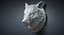 Wolf Head Sculpture Calm