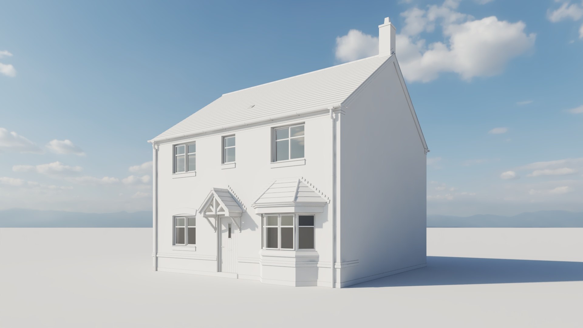 Cromwell Lane House1 3D Model TurboSquid 1996356