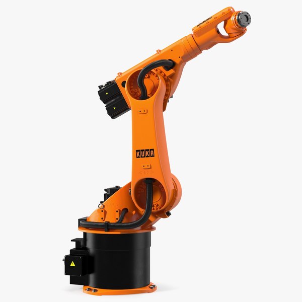 KUKA KR 60-3 Industrial Robot Arm Rigged 3D