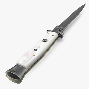 modelo 3d Navaja de cuchillo de estilete italiano Milano - TurboSquid  1660297