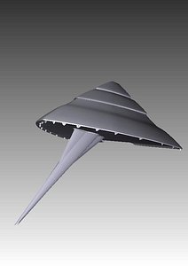 3d model osiris spaceship stargate sg1