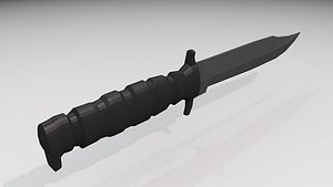 Cuchillo Militar de Combate - PBR Modelo 3D $13 - .blend .max .ma