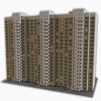 Plattenbau Panel appartment building