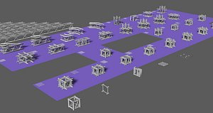3D prolyte square trusses h30v model