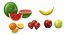 Large Fruits Collection 3D model