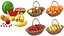 Large Fruits Collection 3D model