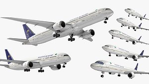 Airbus A380-800 China Airlines 3d Model