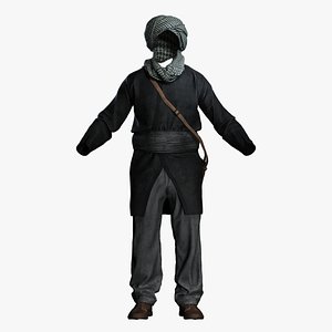 3D Ancient Middle Eastern Traveler Character Gear