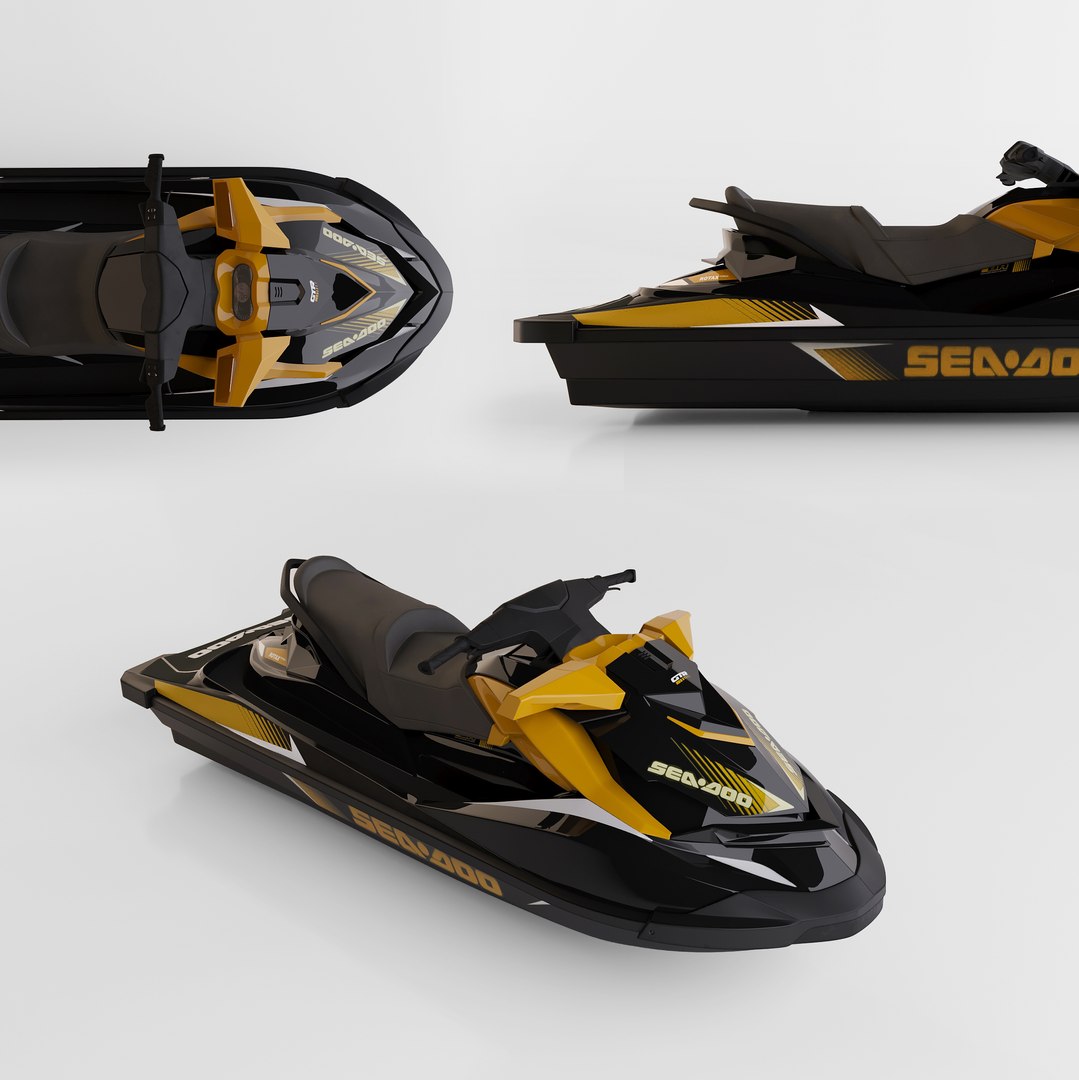 SeaDoo JetSki 3D Model - TurboSquid 2392955