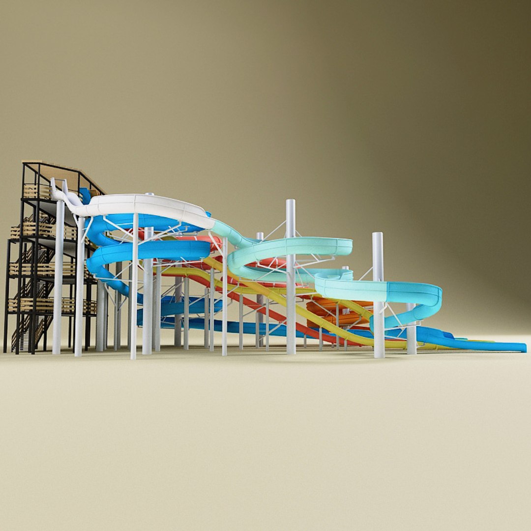 Water Slide V5 3d Lwo
