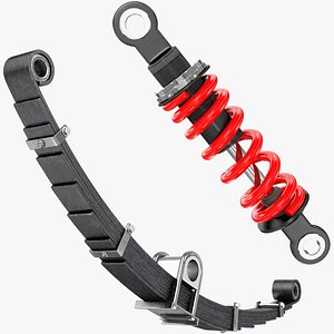 Suspension Parts Collection V1 3D model