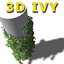 3d ivy columns