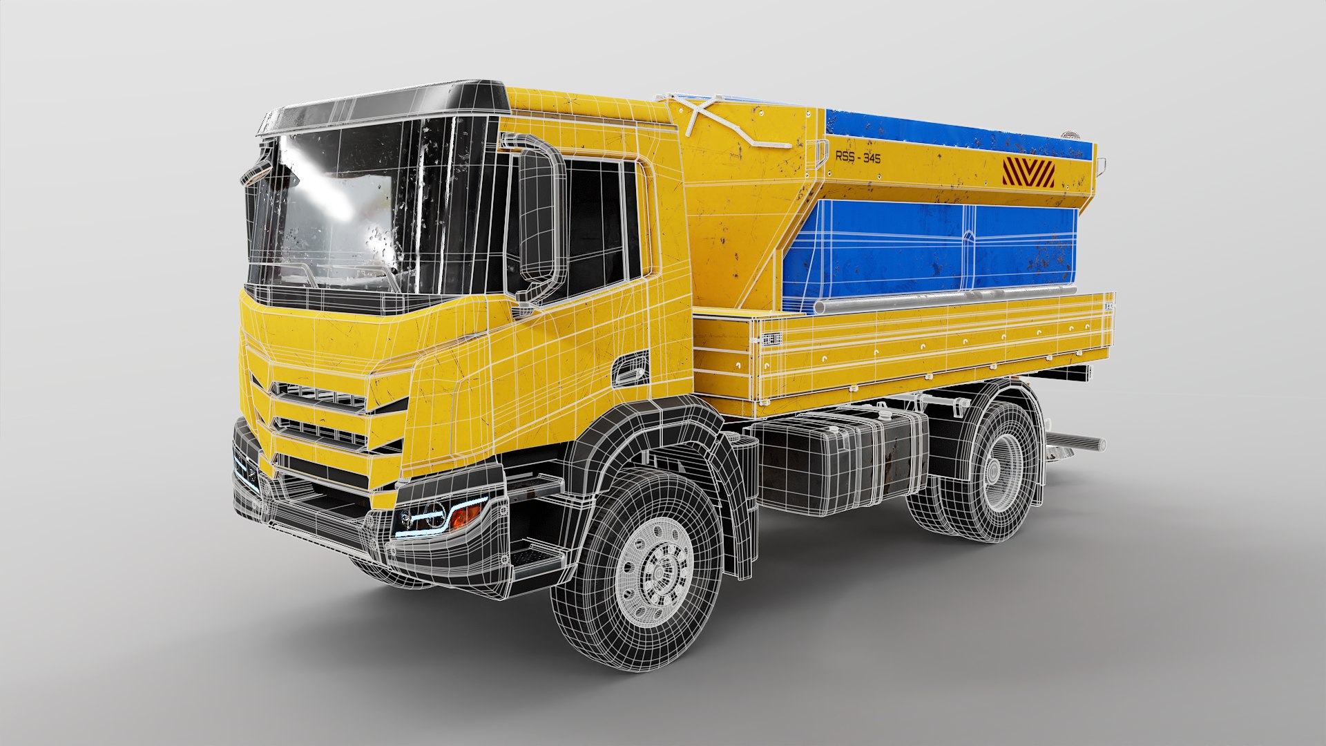 Used Winter Service Truck with Salt Spreader 3D model https://p.turbosquid.com/ts-thumb/5h/WKXpu2/0f/gritterused_wire_/png/1762104156/1920x1080/fit_q87/57f88f9575f2f148b122ff52895b48eb20fe46db/gritterused_wire_.jpg