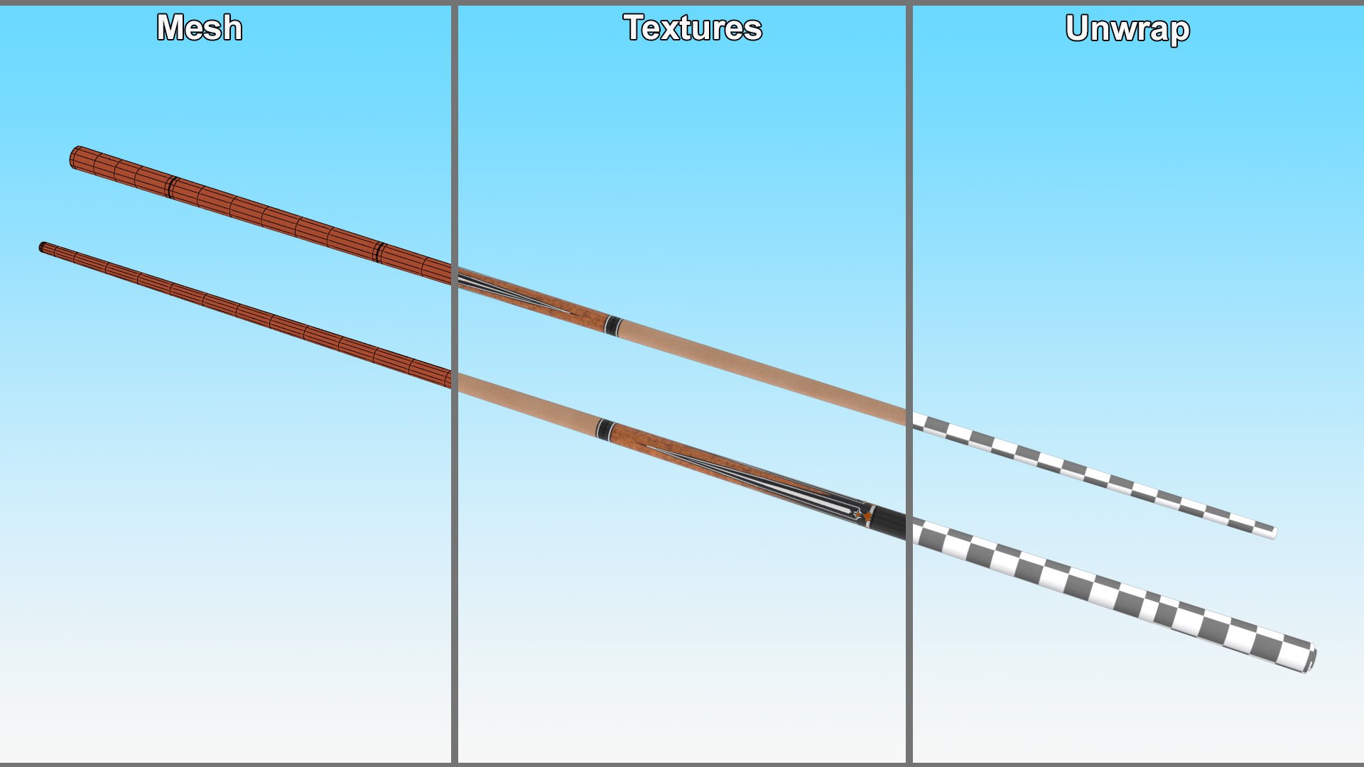 3D model Vintage Wooden Pool Cue https://p.turbosquid.com/ts-thumb/5h/Ww2HPl/og/vintagewoodenpoolcue3dsmodel008/jpg/1713499697/1920x1080/fit_q87/6cf75f2166480f2ef7bbd4f901963b6381cb1489/vintagewoodenpoolcue3dsmodel008.jpg
