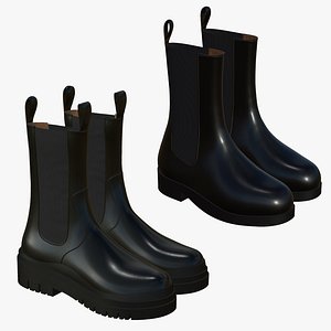 Realistic Leather Boots V22