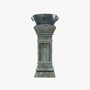 3D Medieval Torch 23