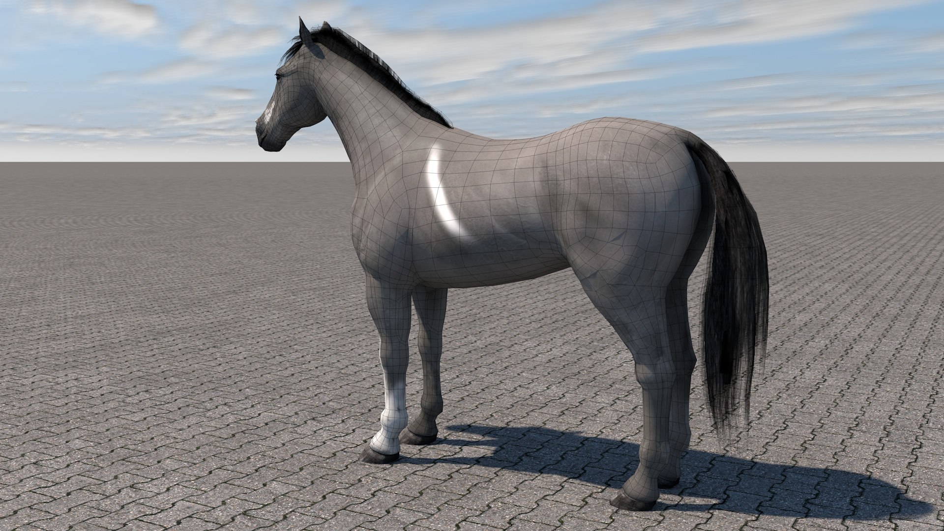 3D Horse Model - TurboSquid 1355630