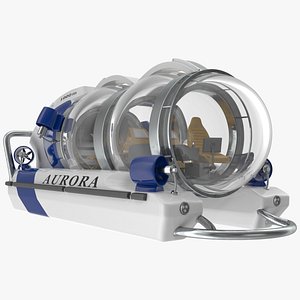 AURORA 6 Luxury Submarine Rigged
