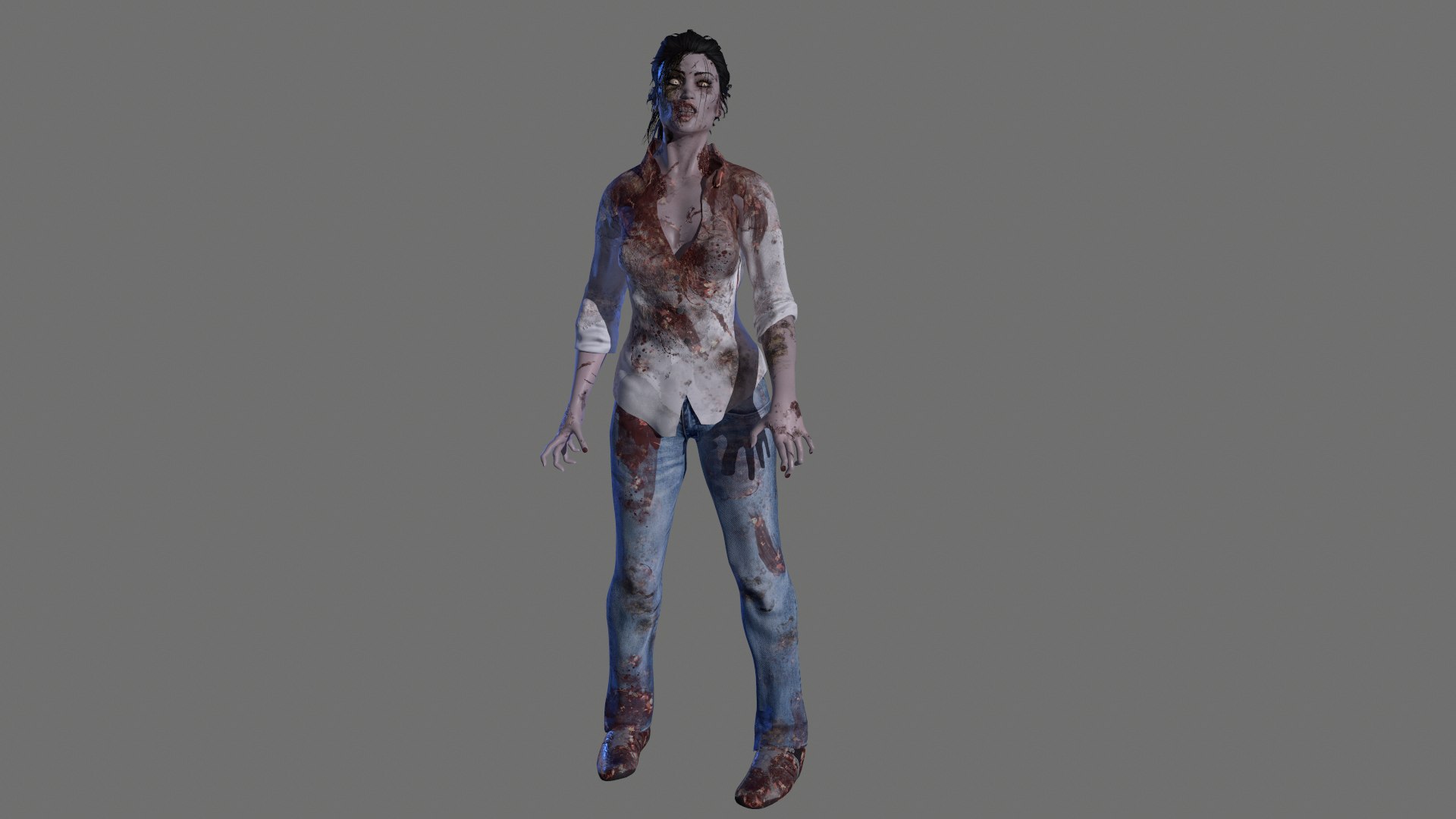 Female Zombie 3D https://p.turbosquid.com/ts-thumb/5h/mXtV23/Xf/screenshot236/png/1655624463/1920x1080/fit_q87/8a756bc1c7910b6b8f9dc895a5318db41f6bddc9/screenshot236.jpg