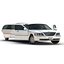3d model stretch car limousine white