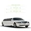 3d model stretch car limousine white